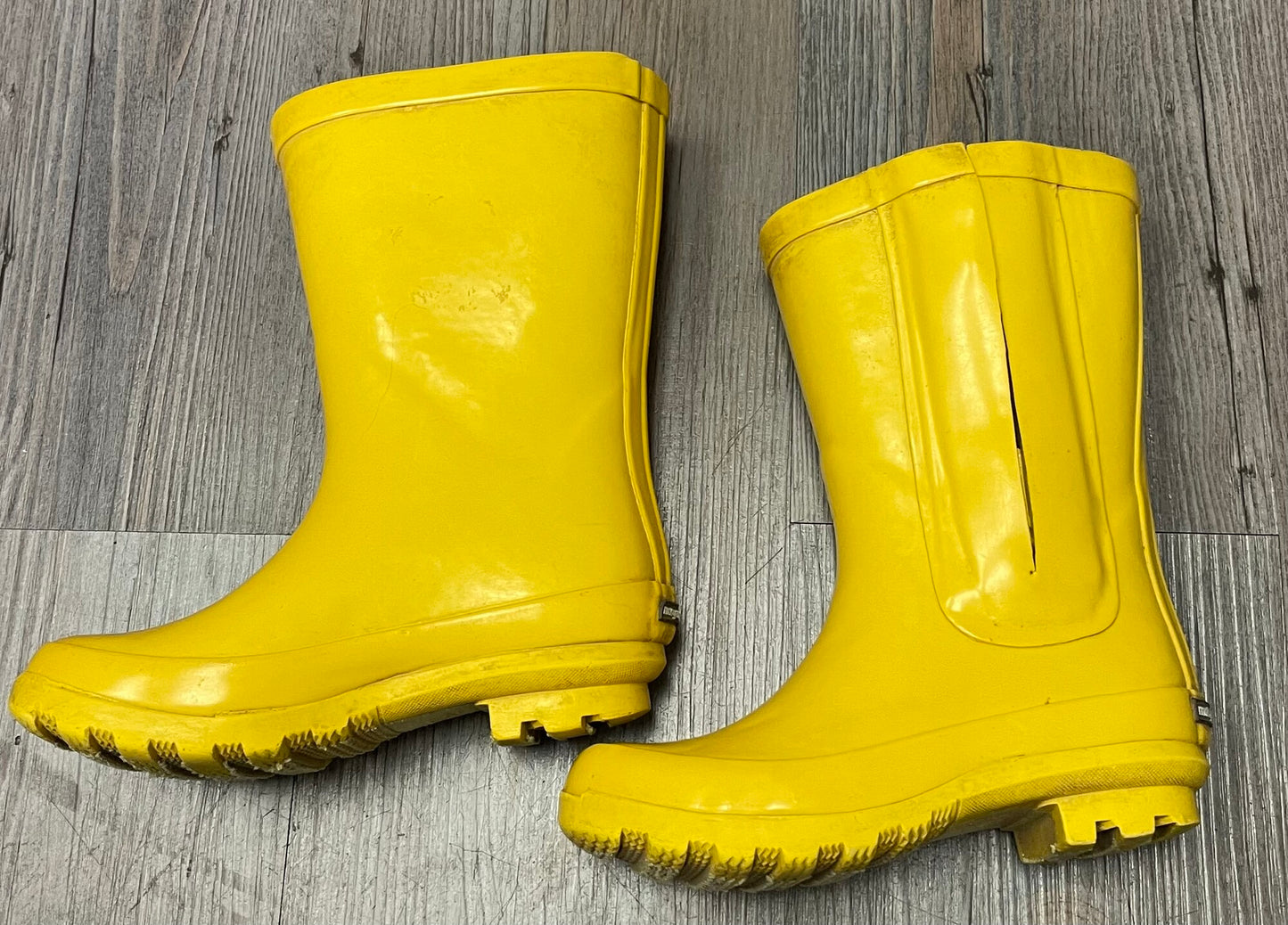 Yellow  Morgan & Milo Rain Boots, 9T