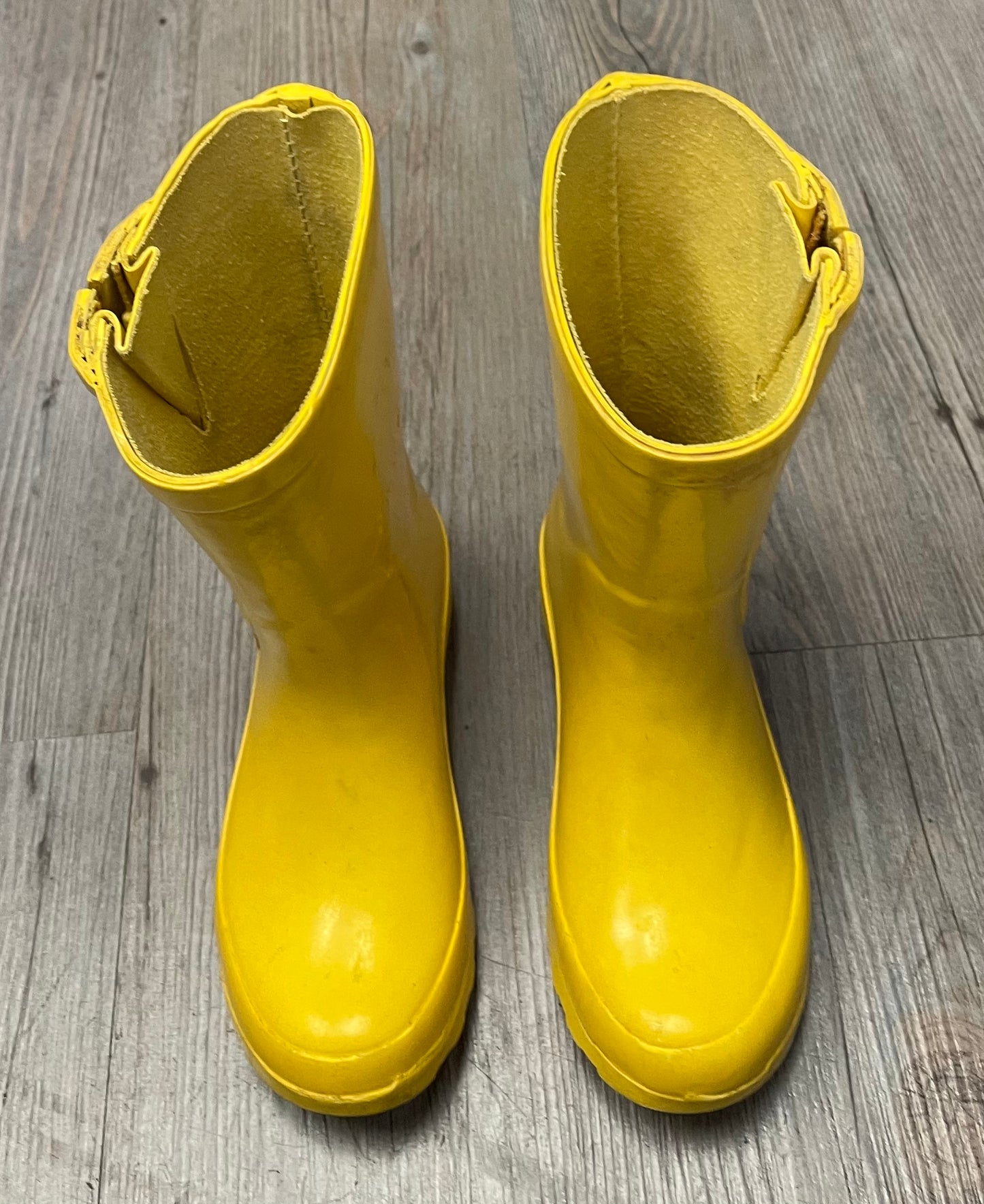 Yellow  Morgan & Milo Rain Boots, 9T