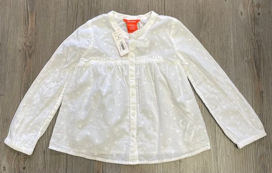 White  Joe Fresh Shirt LS, 3Y