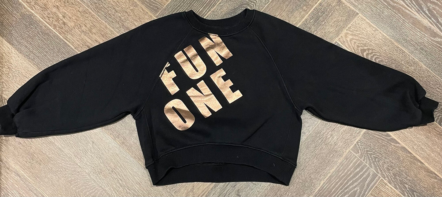 Black  Zara Sweatshirt, 7Y