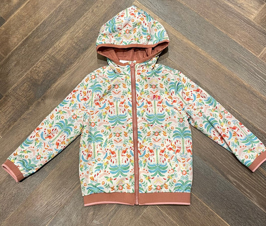 Tropical  Noppies Reversible Jacket, 3-4Y