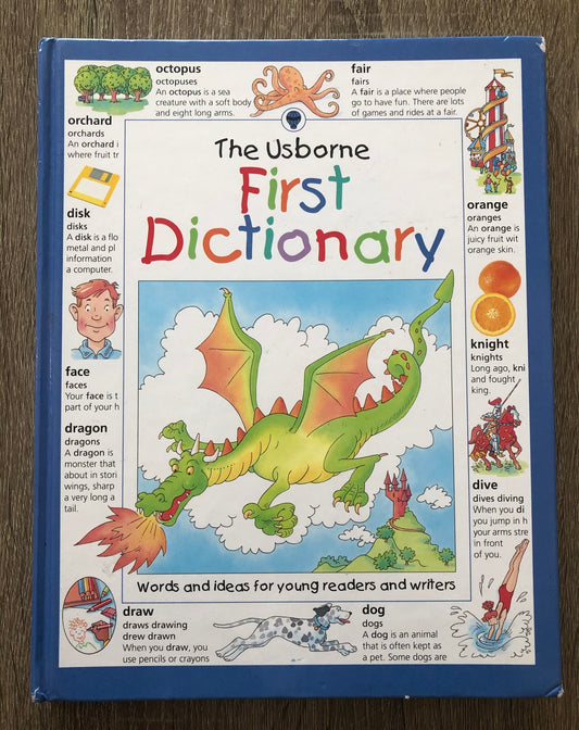 Multi  Usborne First Dictionary, Hardcover