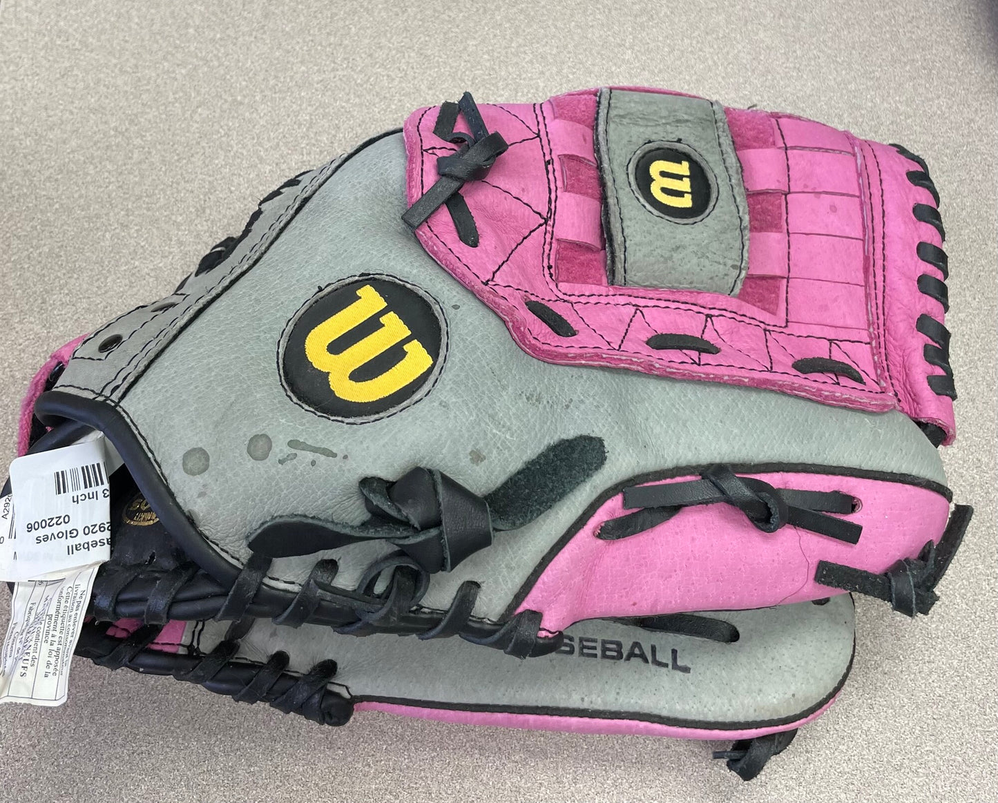 Pink  Wilson A2920 Gloves, 13 Inch