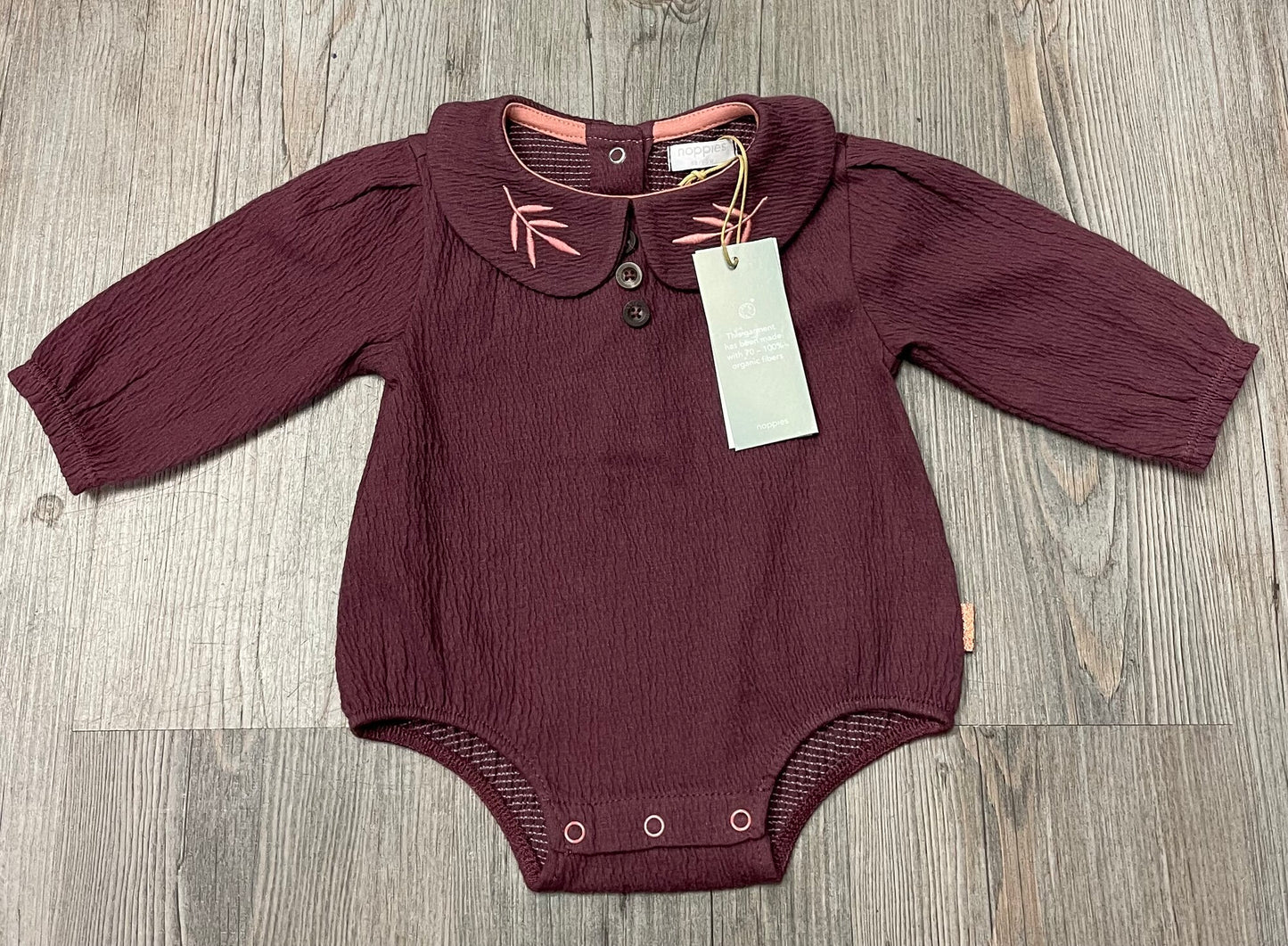 Egg Plan  Noppies Onesie LS, 1-2M