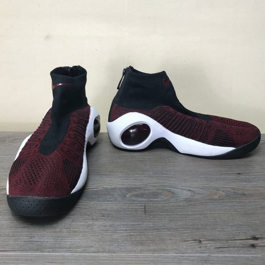 Maroon  Nike Air Hightop Shoes, 8Y