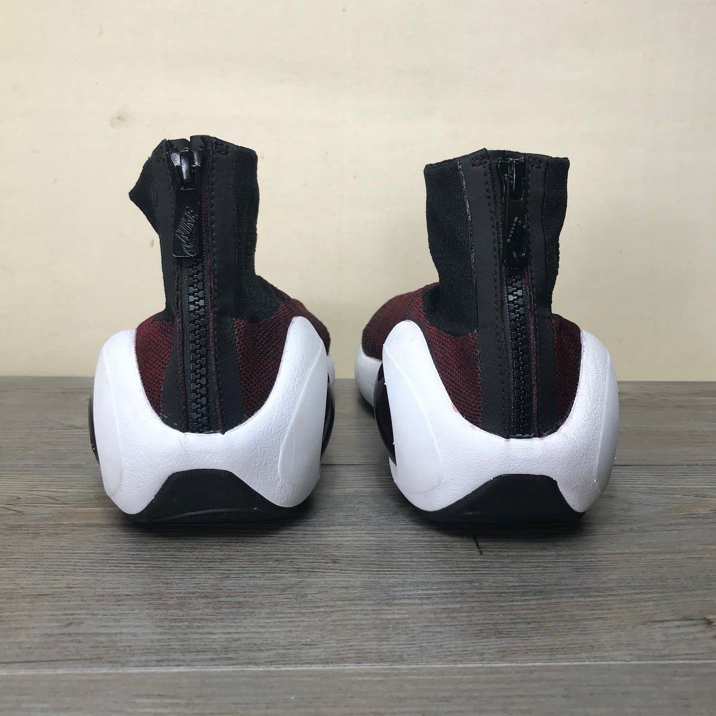 Maroon  Nike Air Hightop Shoes, 8Y