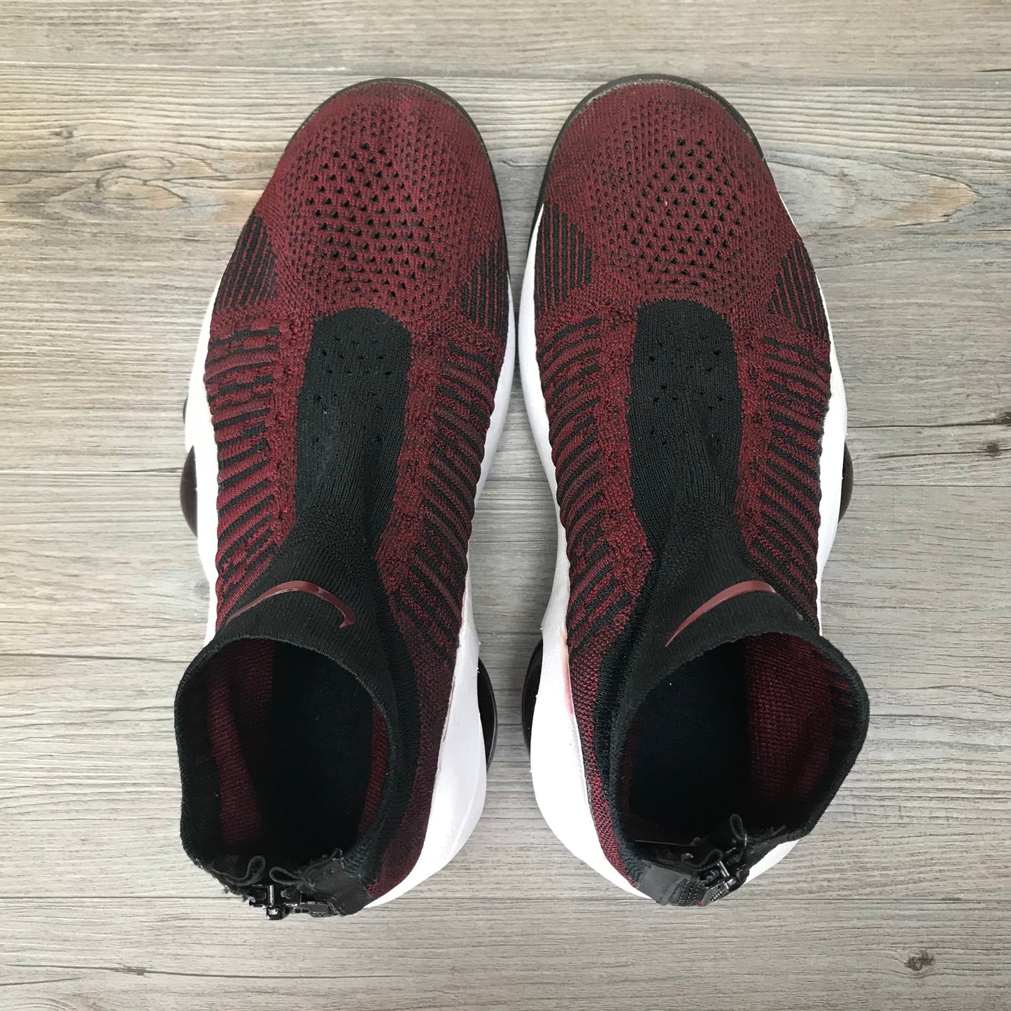 Maroon  Nike Air Hightop Shoes, 8Y