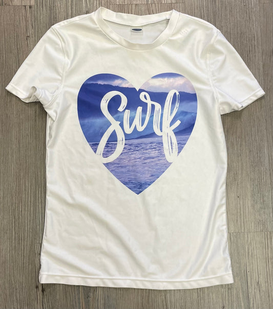 White  Old Navy Rashguard, 10-12Y