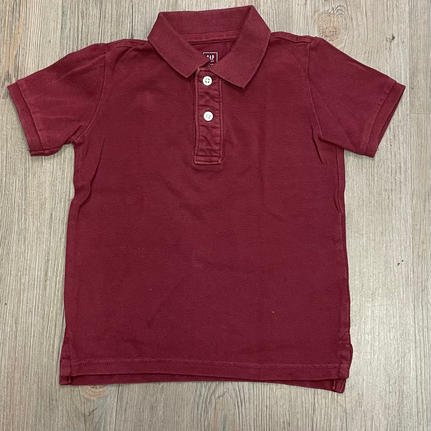 Maroon  Gap Polo, 4-5Y
