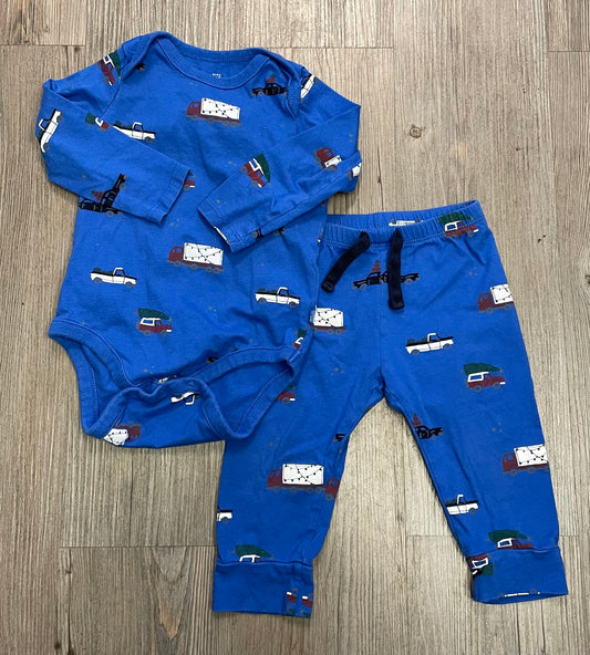 Blue  Gap 2pc Set Clothing, 12-18M