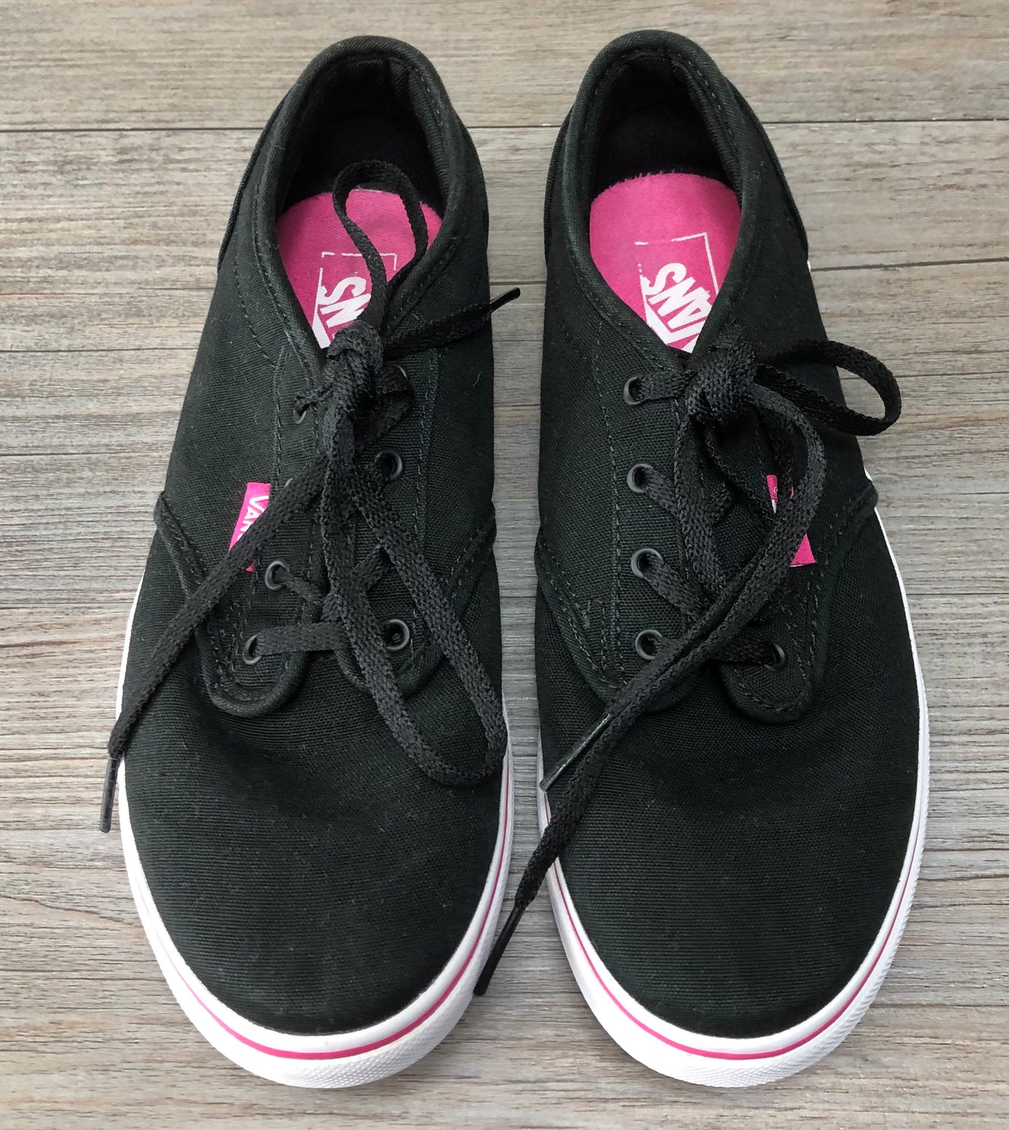 Black  Vans Shoes, 4Y
