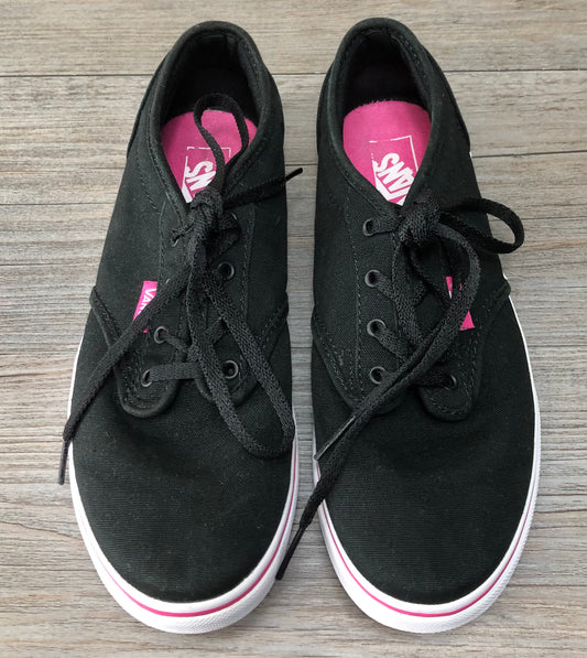 Black  Vans Shoes, 4Y