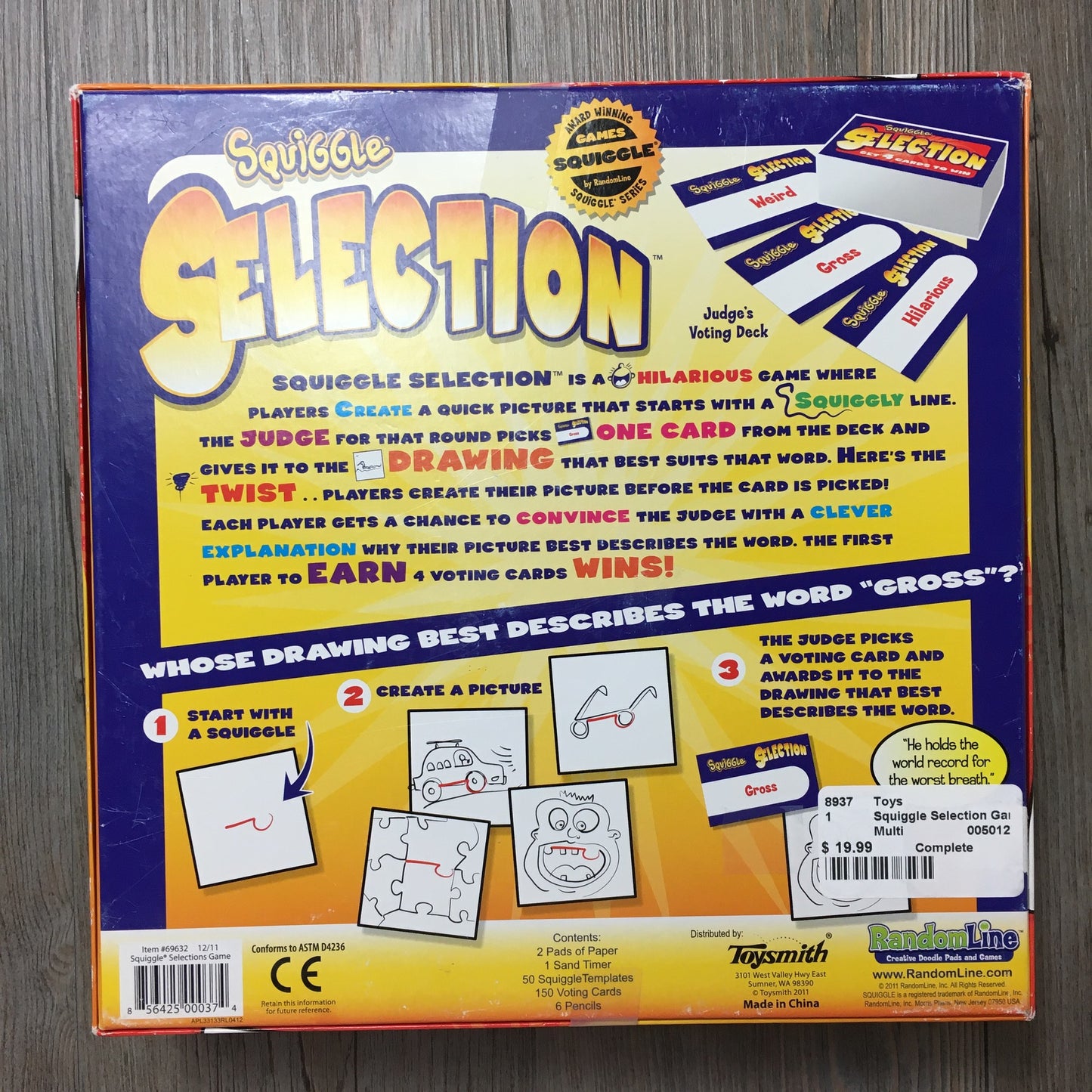 Multi  Squiggle Selection Game, Complete