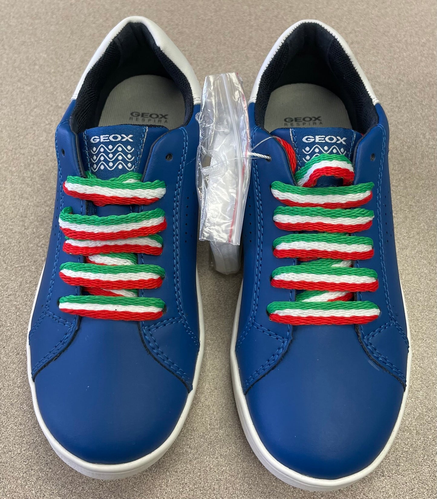 Blue  Geox Italy Lace Ups, 13Y