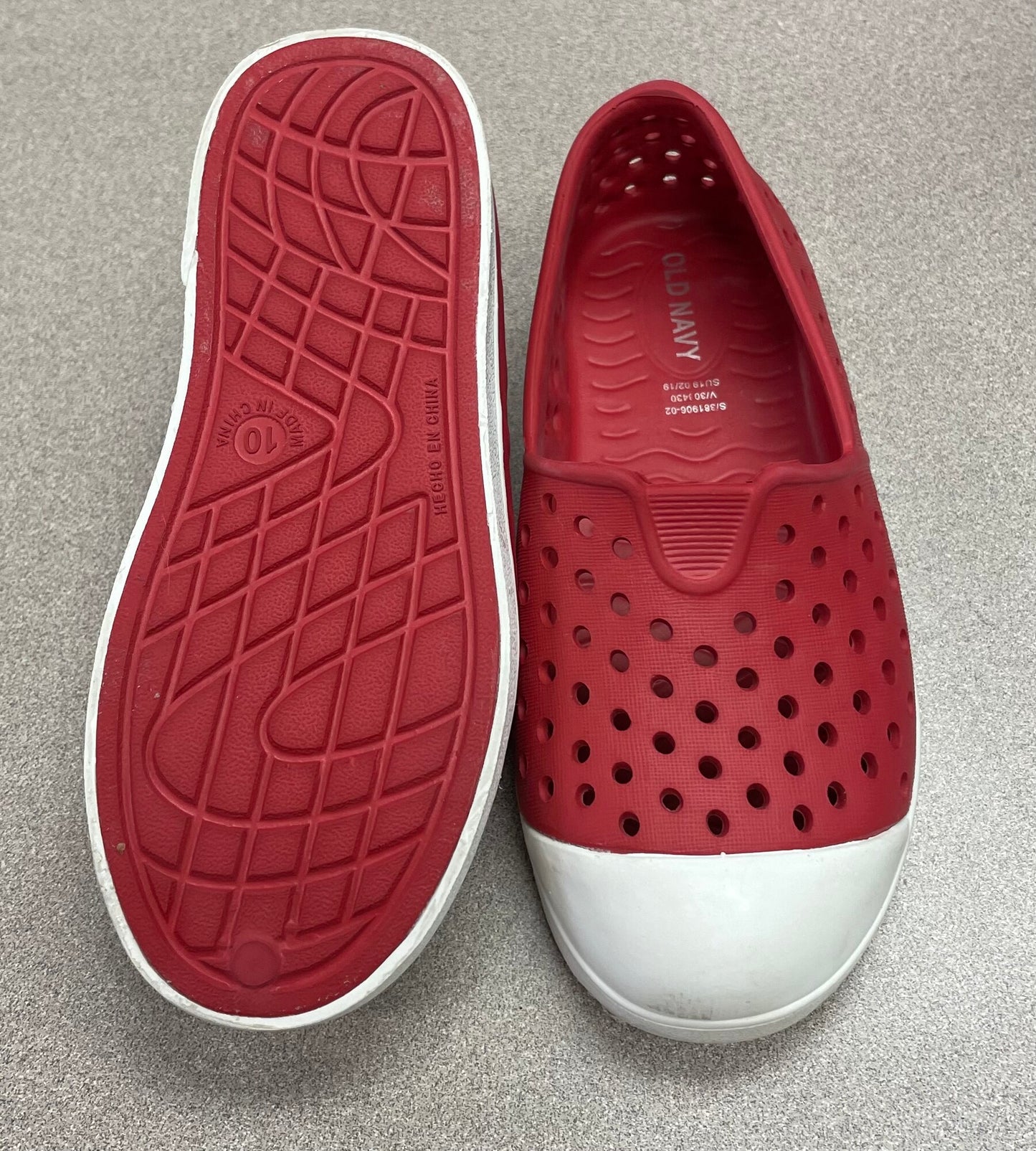 Red  Old Navy Perforated Shoes, 10T