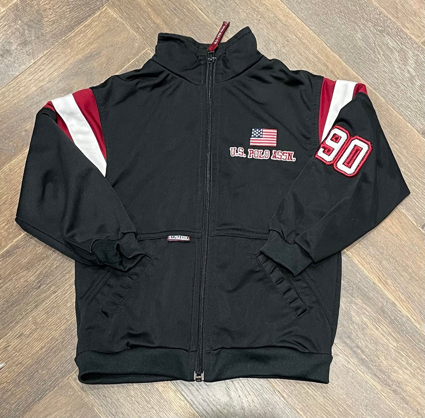 Black  Polo Association Jacket, 4Y