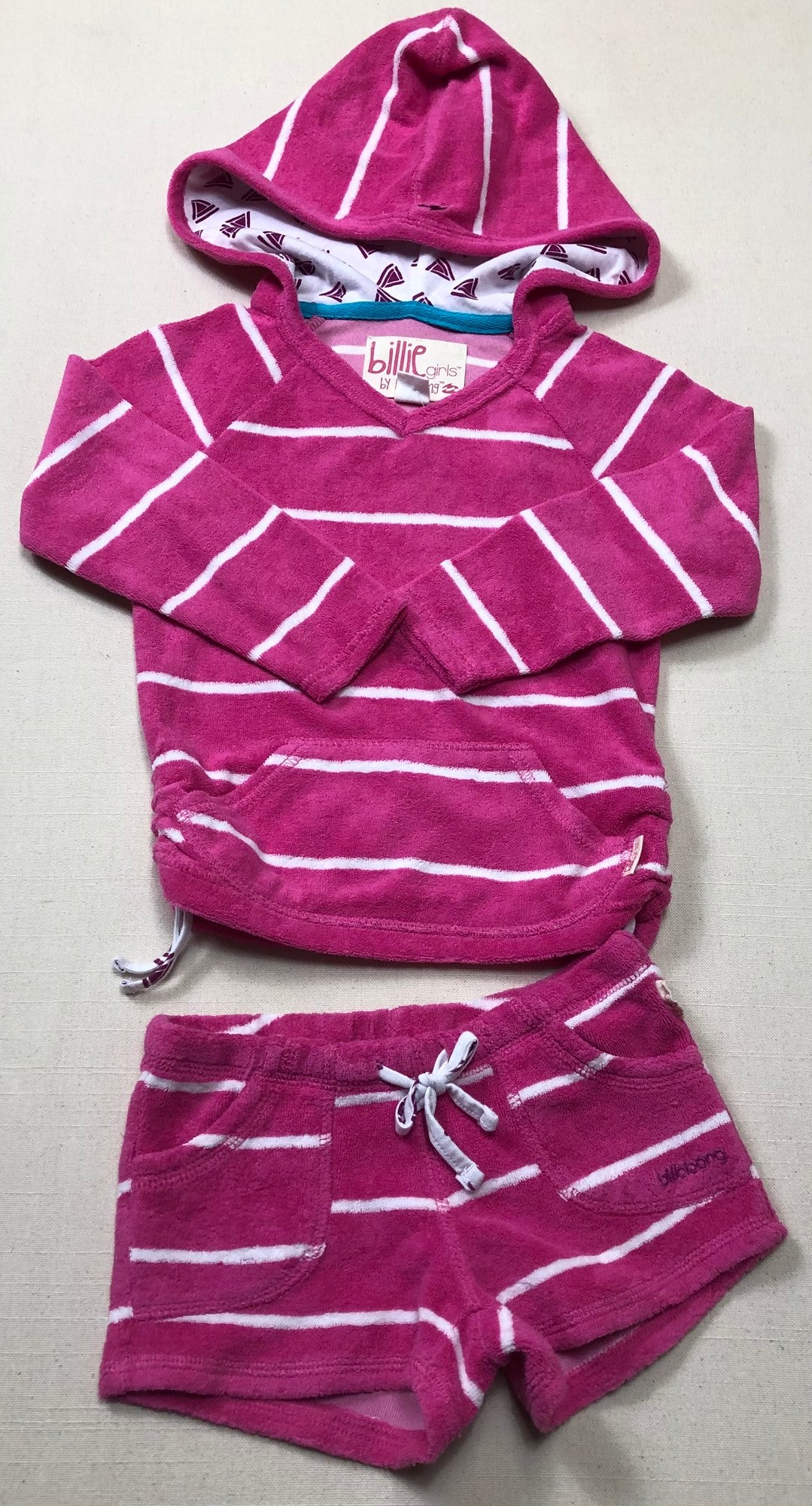 Striped  Billabong 2pcs Set, 4Y