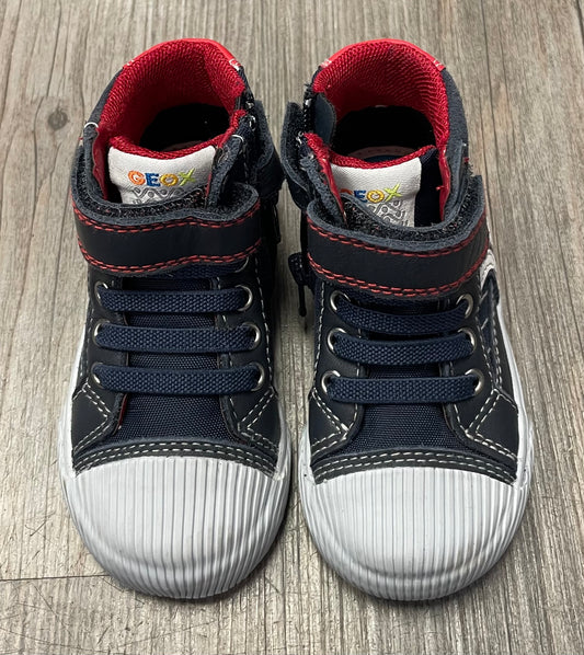 Navy  Geox Hightop Shoes, 3.5T