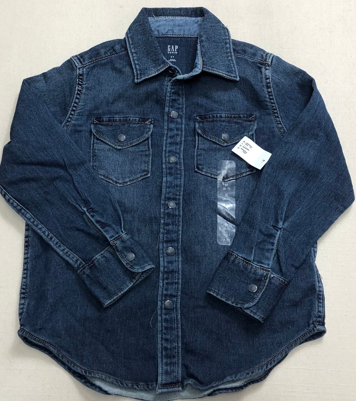 Blue  Gap Soft Denim Shirt, 6-7Y