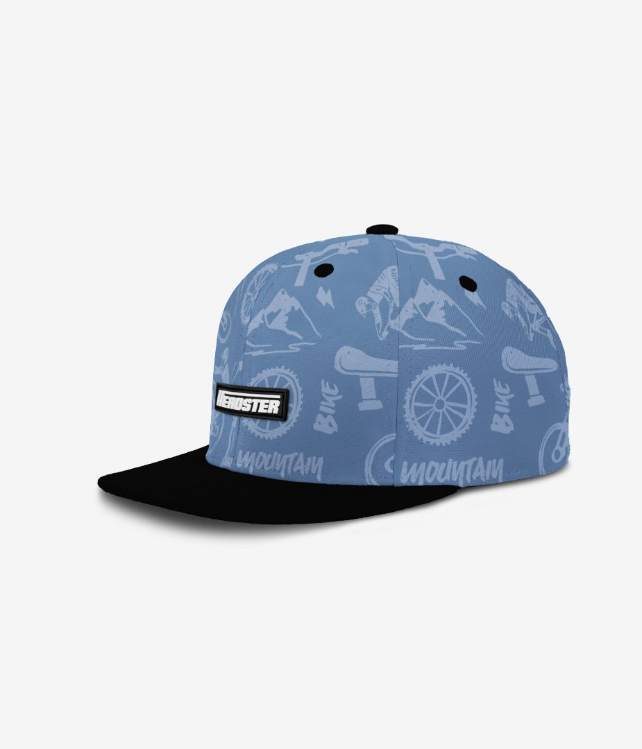 Periwinkle Headster Gnarly Ride Snapback, 52CM