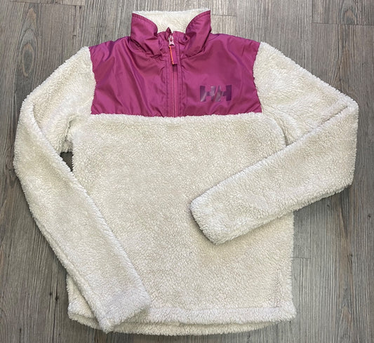 Beige,Pink Helly Hansen Fleece Pullover, 10Y