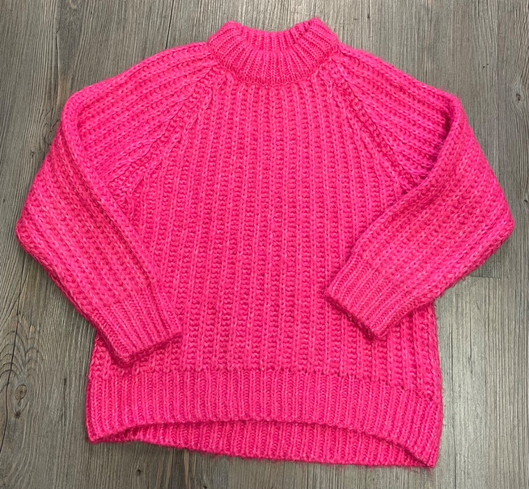 Pink Zara Knit Pullover Sweater, 8-9Y
