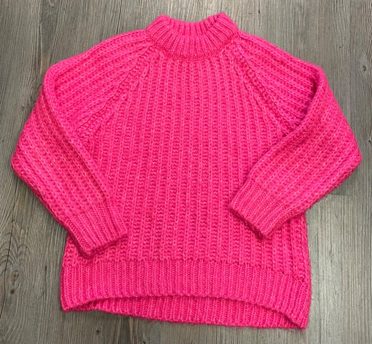 Pink Zara Knit Pullover Sweater, 8-9Y