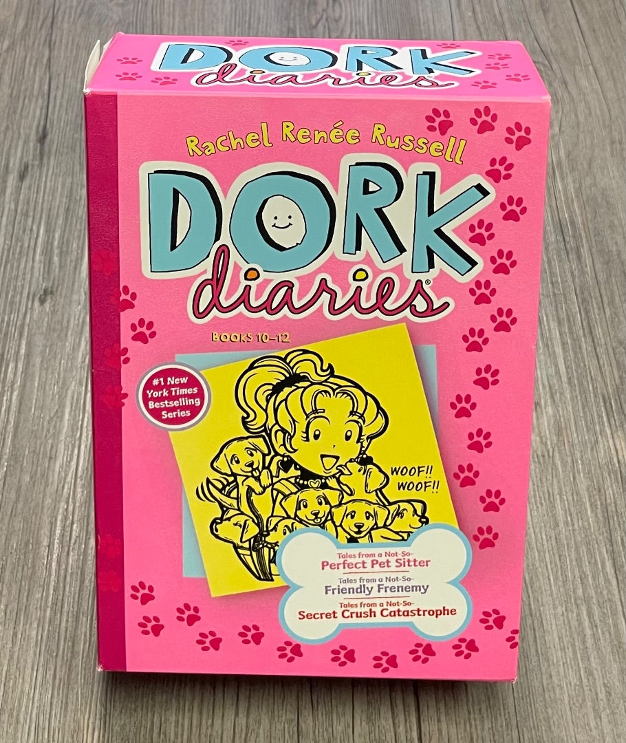 Pink Box Set Dork Diaries #10-12, Hardcover
