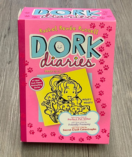Pink Box Set Dork Diaries #10-12, Hardcover