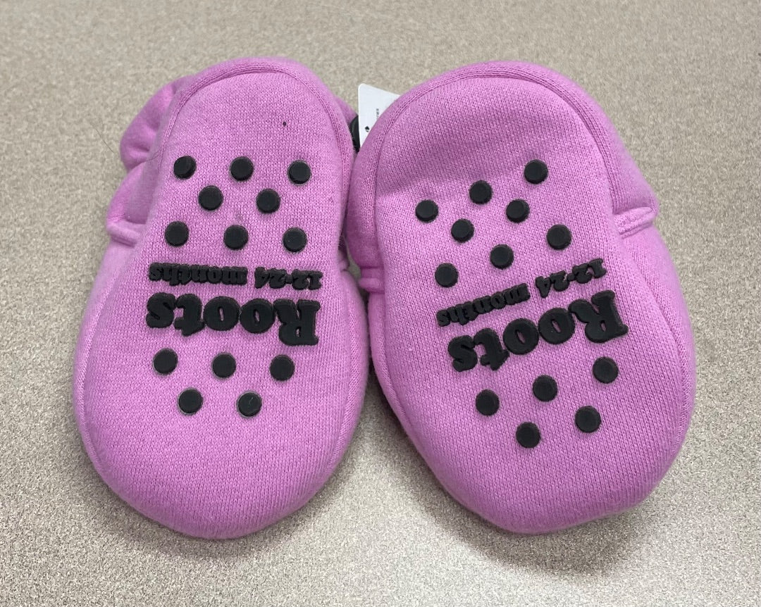 Pink Roots Baby Booties, 12-24M