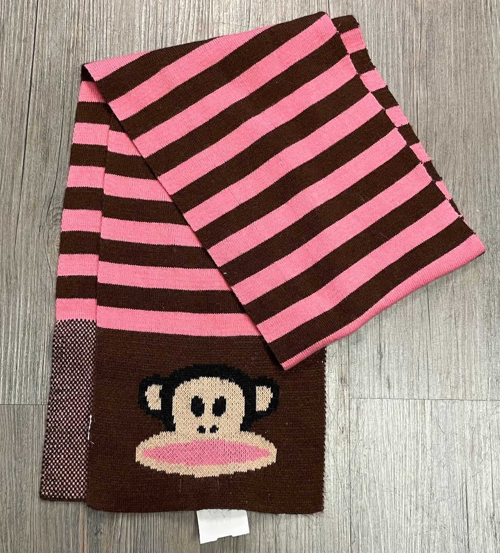 Pink, Brown Paul Frank Kids Scarf, Toddler