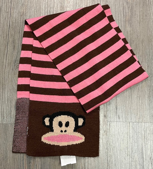 Pink, Brown Paul Frank Kids Scarf, Toddler
