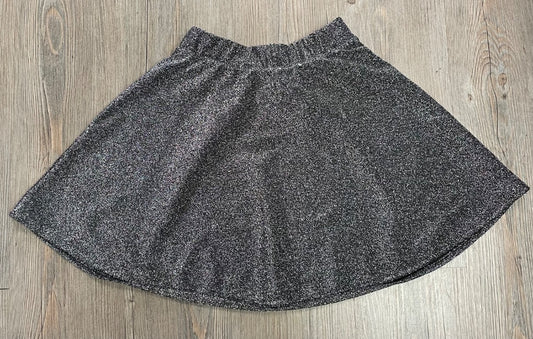 Silver Glitter ,Black H&M Skirt, 6-7Y