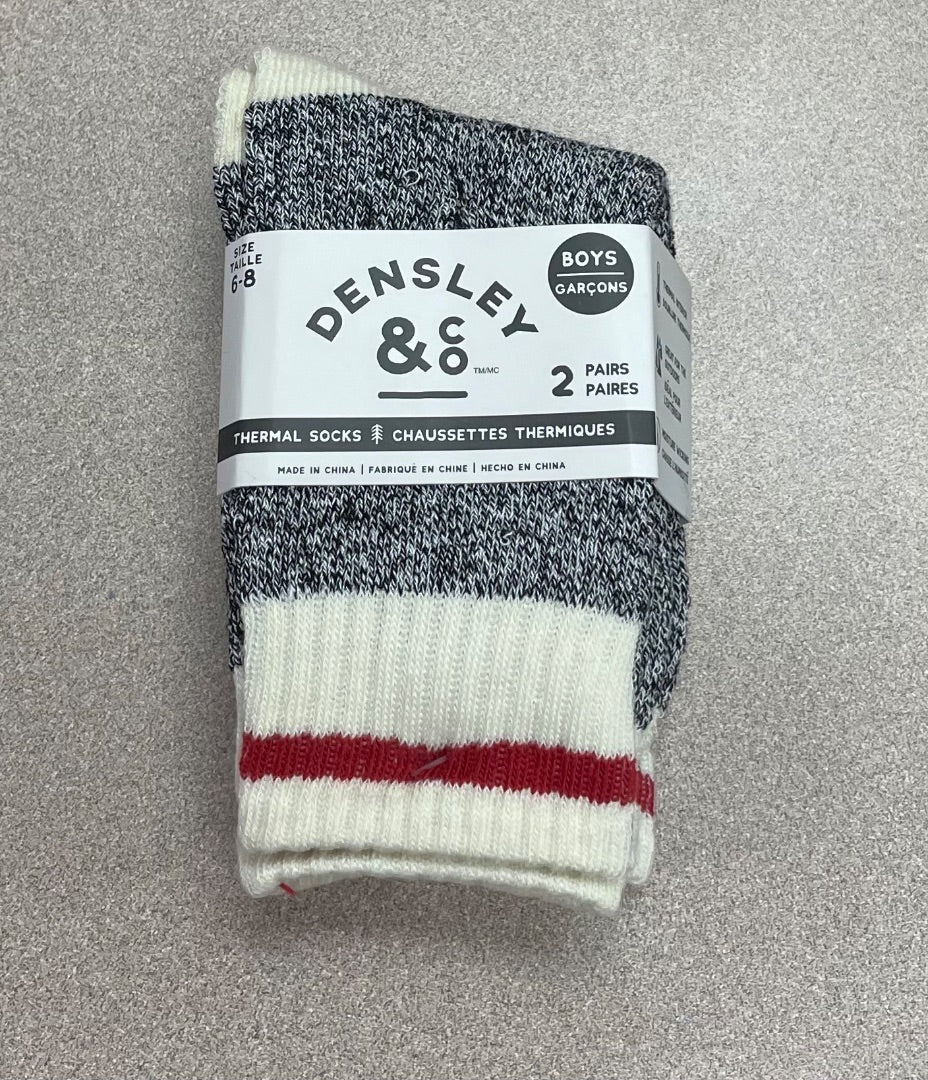 2 Black Gertex 2 Pack Thermal Boot Socks