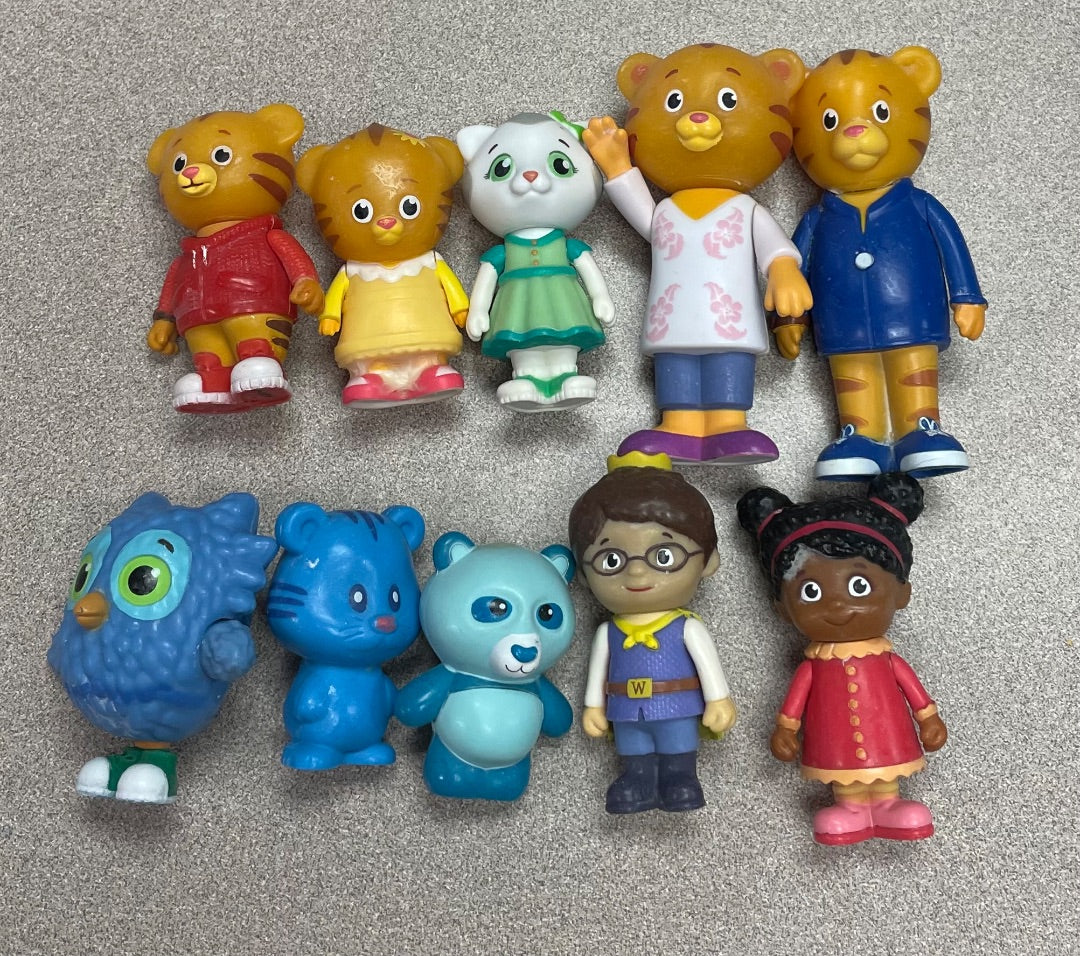 Multi Colour  Daniel Tiger Action Figures, 3Y+