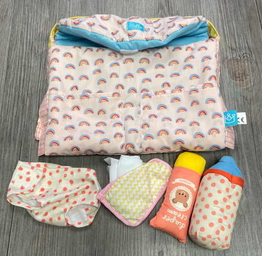 Pink Stella Doll Diaper Bag Set, 3Y+