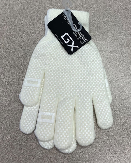 Cream Gertex Thermal Touchscreen Knit Gloves, 12Y+
