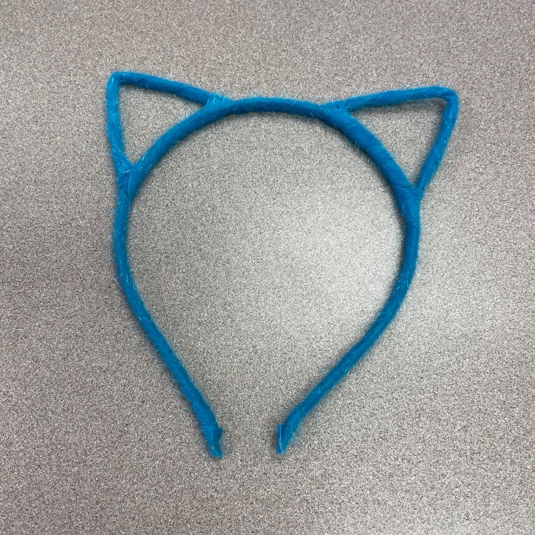 Blue  Cat Ear Headband, Pre-owned