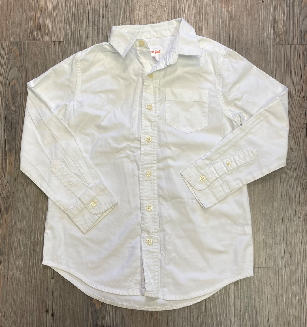 White Cat & Jack Long Sleeve Shirt, 6-7Y