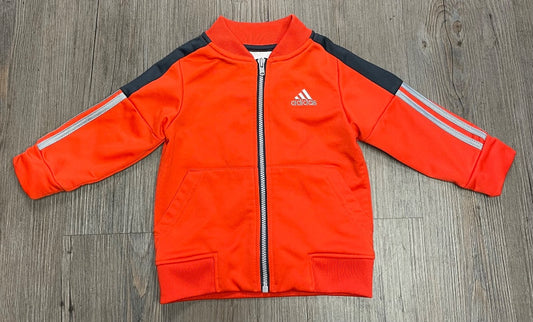 Orange Adidas Zip Track Jacket, 12M