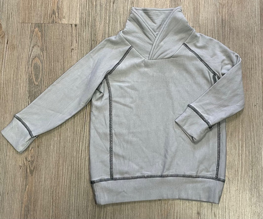 Grey Silkberry Baby Bamboo Fleece Lined Pullover, 3Y