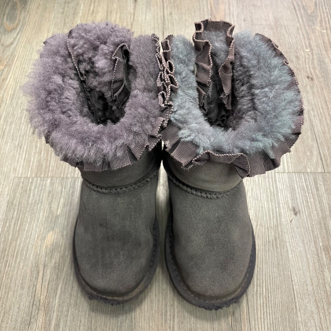 Purple UGG Suede Winter Boots, 9T
