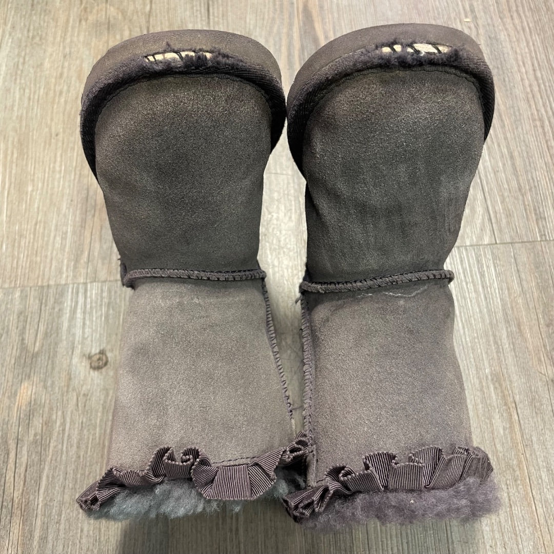 Purple UGG Suede Winter Boots, 9T