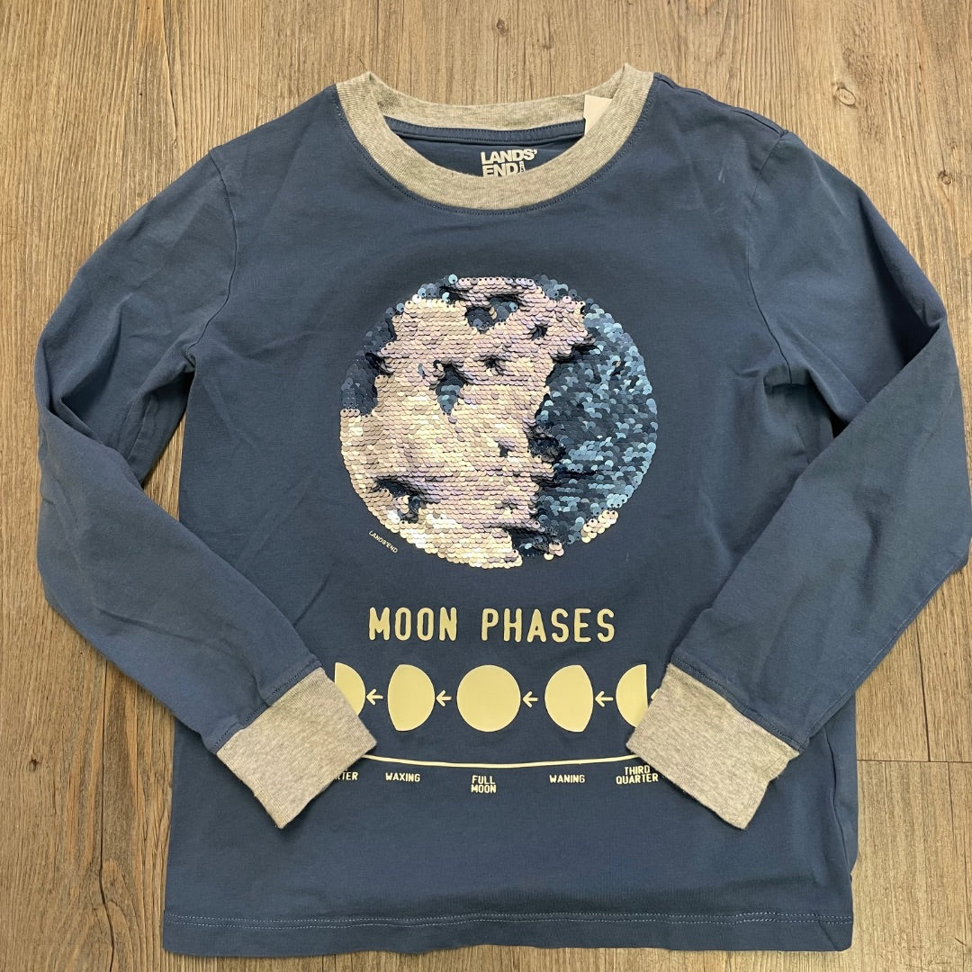 Blue Lands End LS Top, 8Y
