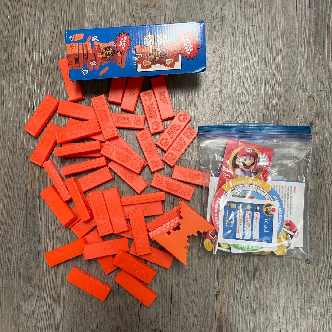 Orange  Super Mario Jenga, Pre-owned