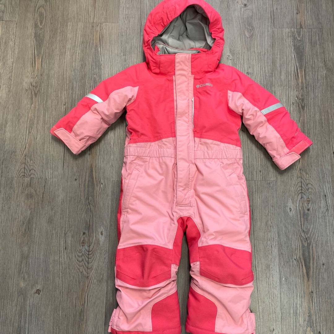 Coral Columbia Snow Suit, 2Y