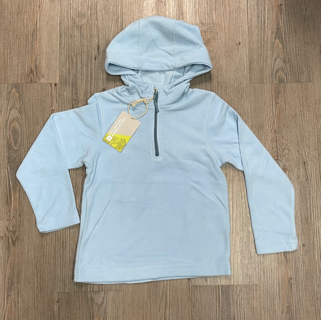 Corn Blue Mountain Warehouse Fleece Half Zip Pullover, 5-6Y