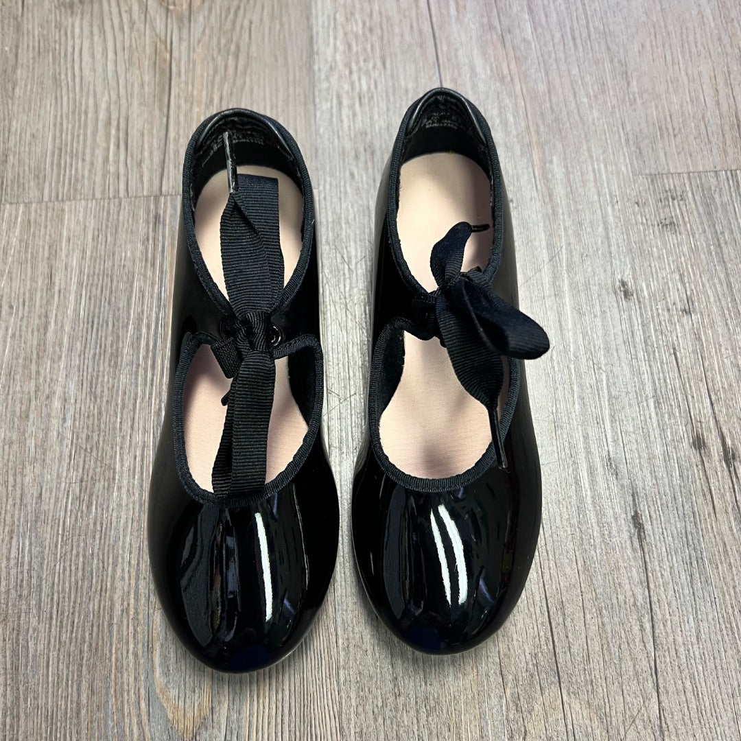 Black Capezio Tap Shoes, 13.5Y