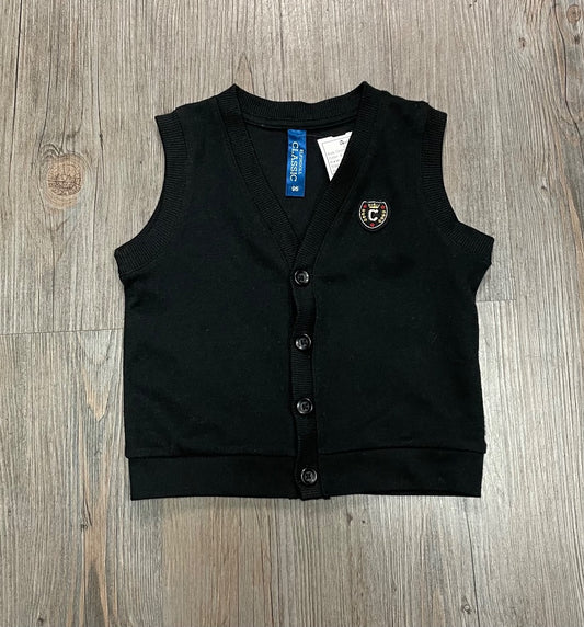 Black Elfindoll Classic Vest, 2Y