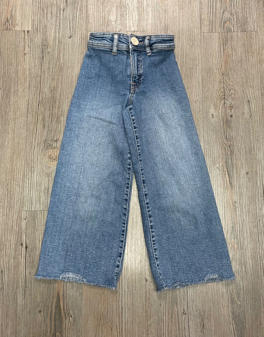 Blue Zara Wide Leg Jeans , 6Y